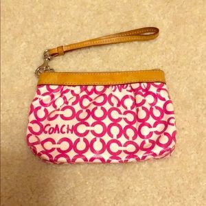 Coach Poppy Wristlet